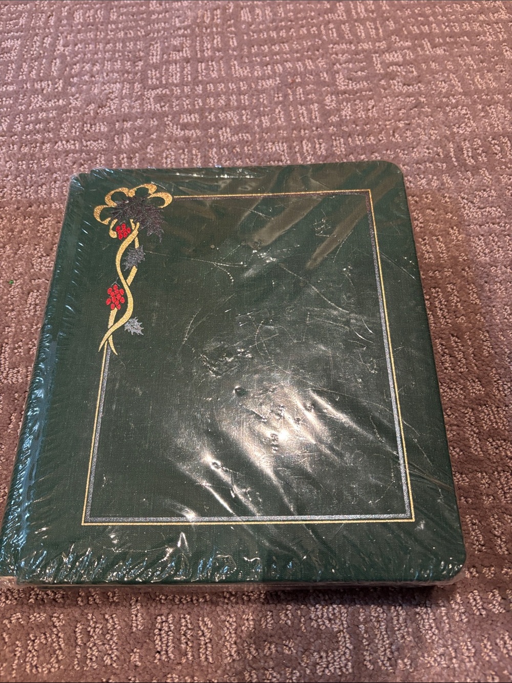 Creative memories Christmas/holiday scrapbook album 12 x 12 unopened vintage